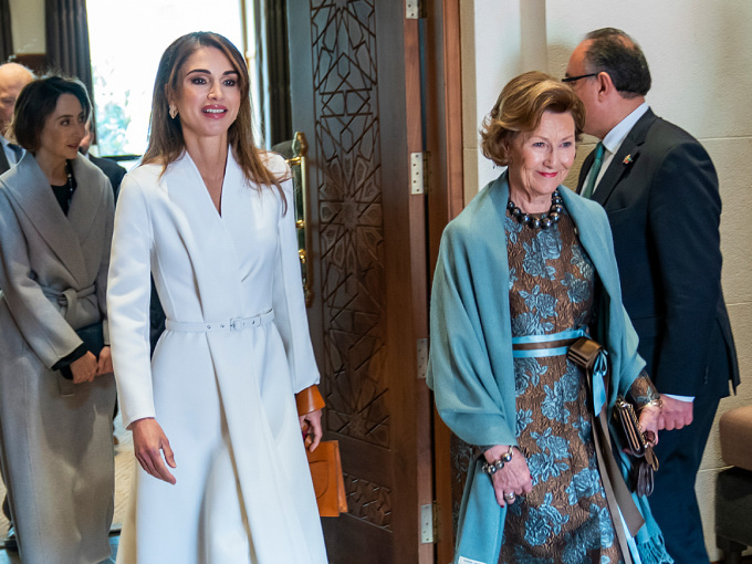Both Queen Sonja and Queen Rania stress the importance of women's rights and participation in society. Photo: Heiko Junge, NTB scanpix